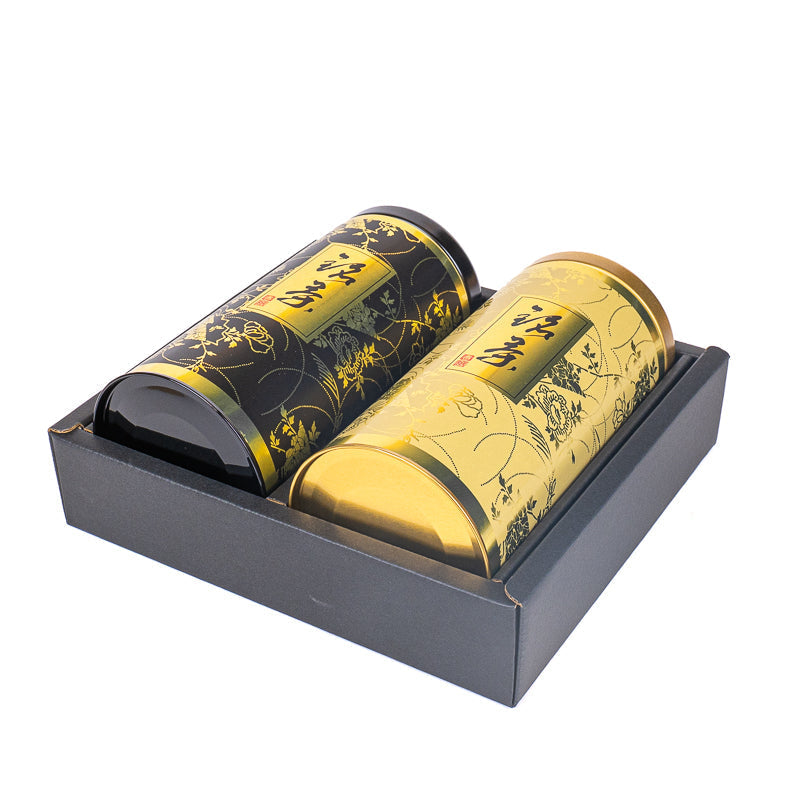 Set of Two Metal Tea Caddies - Gentaku