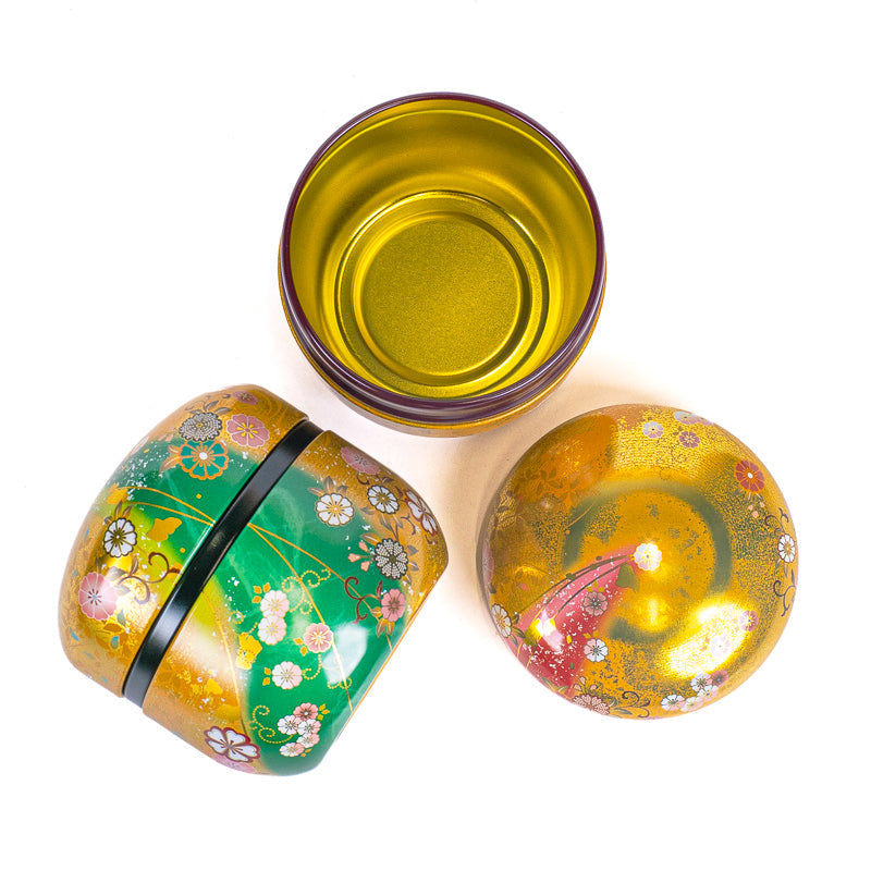 Set of Two Round Tea Caddies