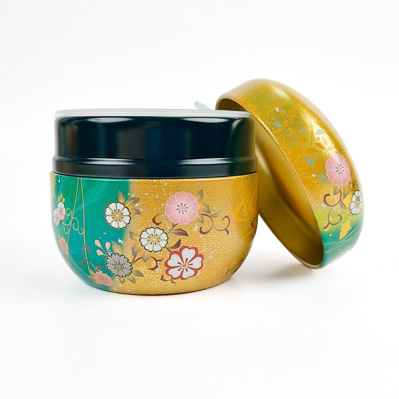 Set of Two Round Tea Caddies