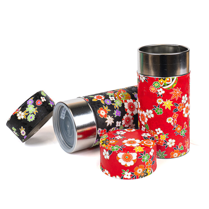 Set of Two Washi Paper Tea Caddies
