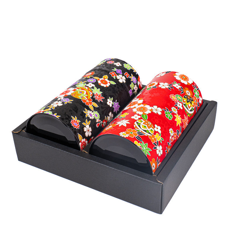 Set of Two Washi Paper Tea Caddies