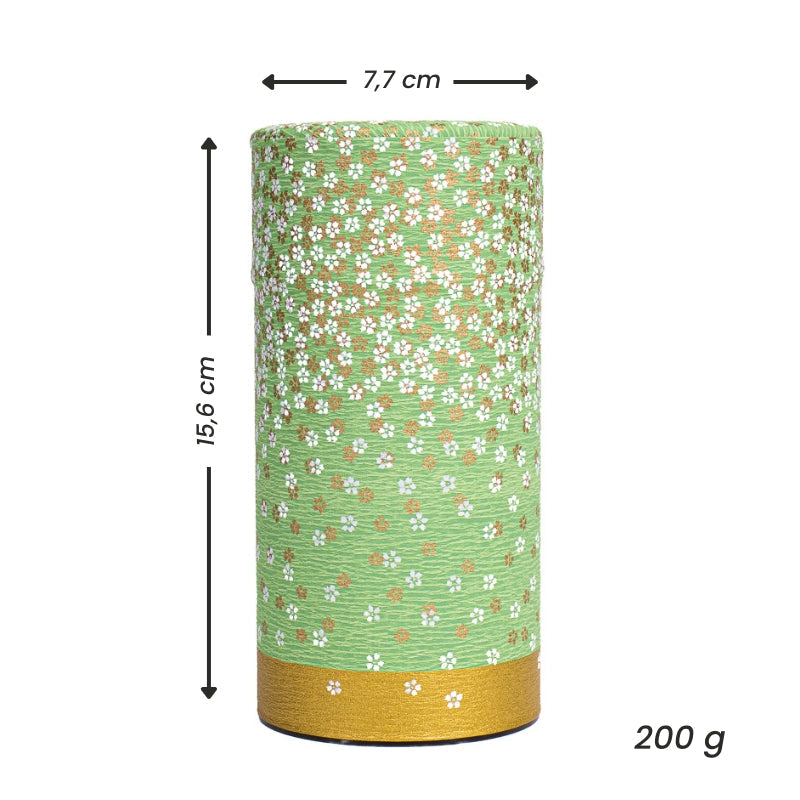 Set of Two Washi Paper Tea Caddies - Hanazono