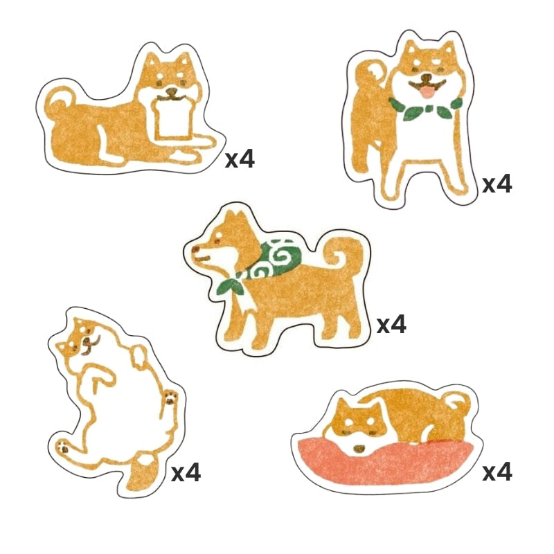 Shiba Dog Stickers
