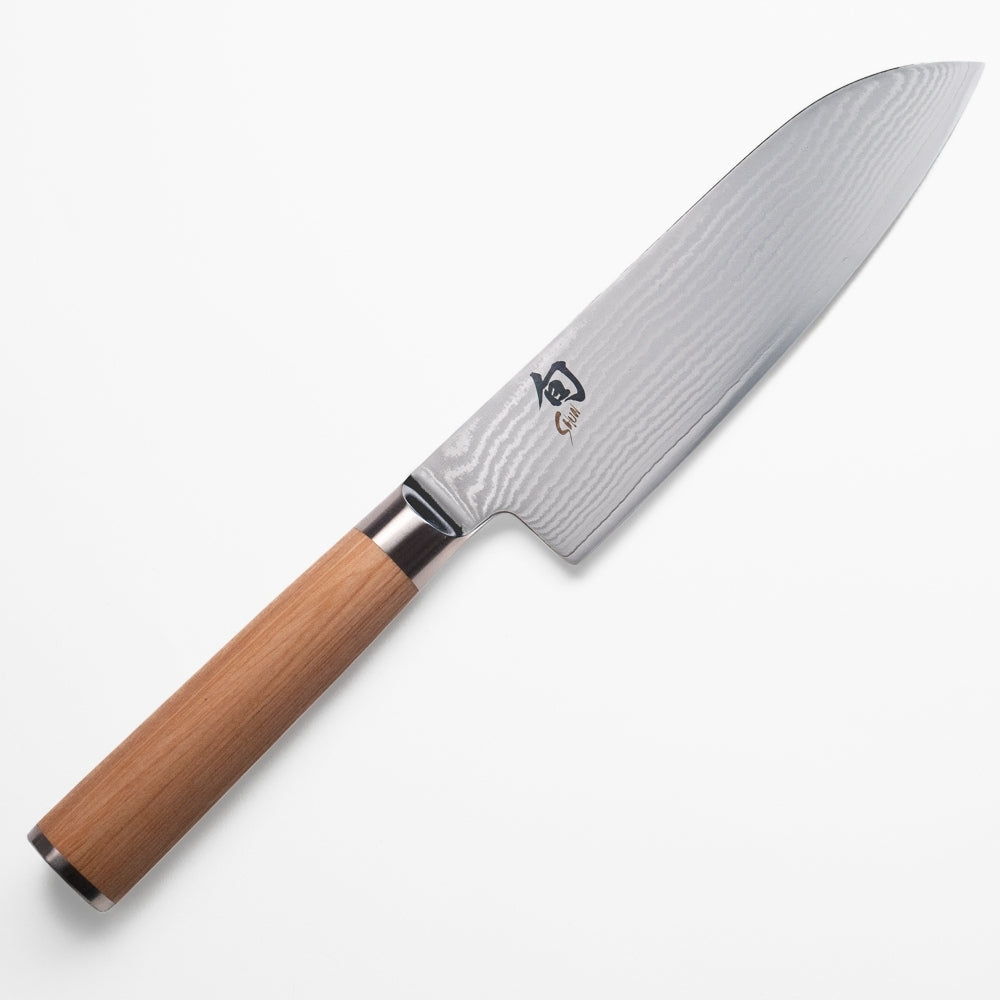 Shun Classic White Santoku Knife – 7.1