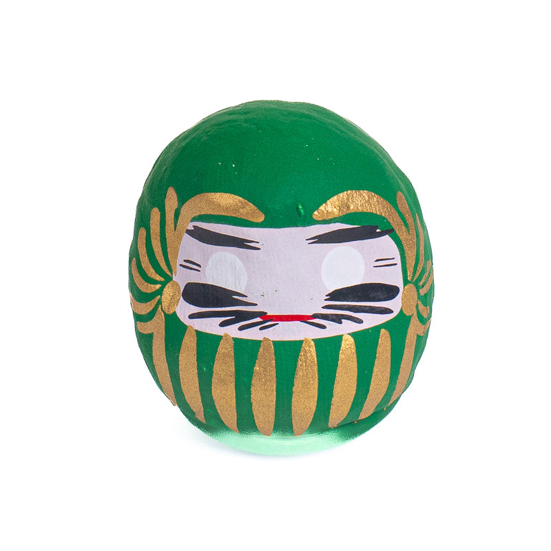 Small Japanese Daruma 4 cm - Multiple Colours Green
