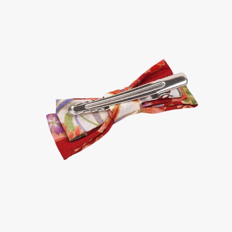 Small Japanese Hair Clip – Red
