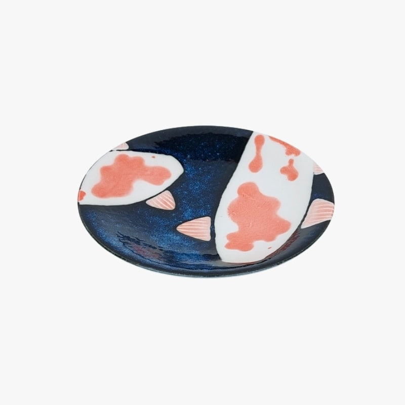 Small Japanese Plate - Koi Fish