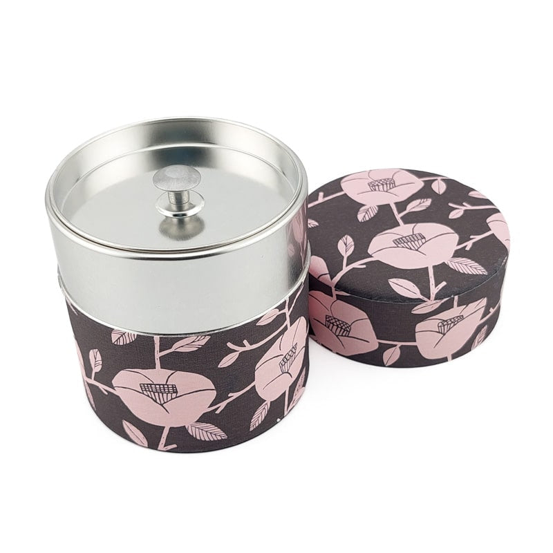 Small Tea Caddy - Tsubaki