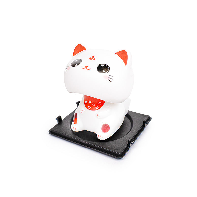 Solar Articulated Lucky Cat - Kawaii