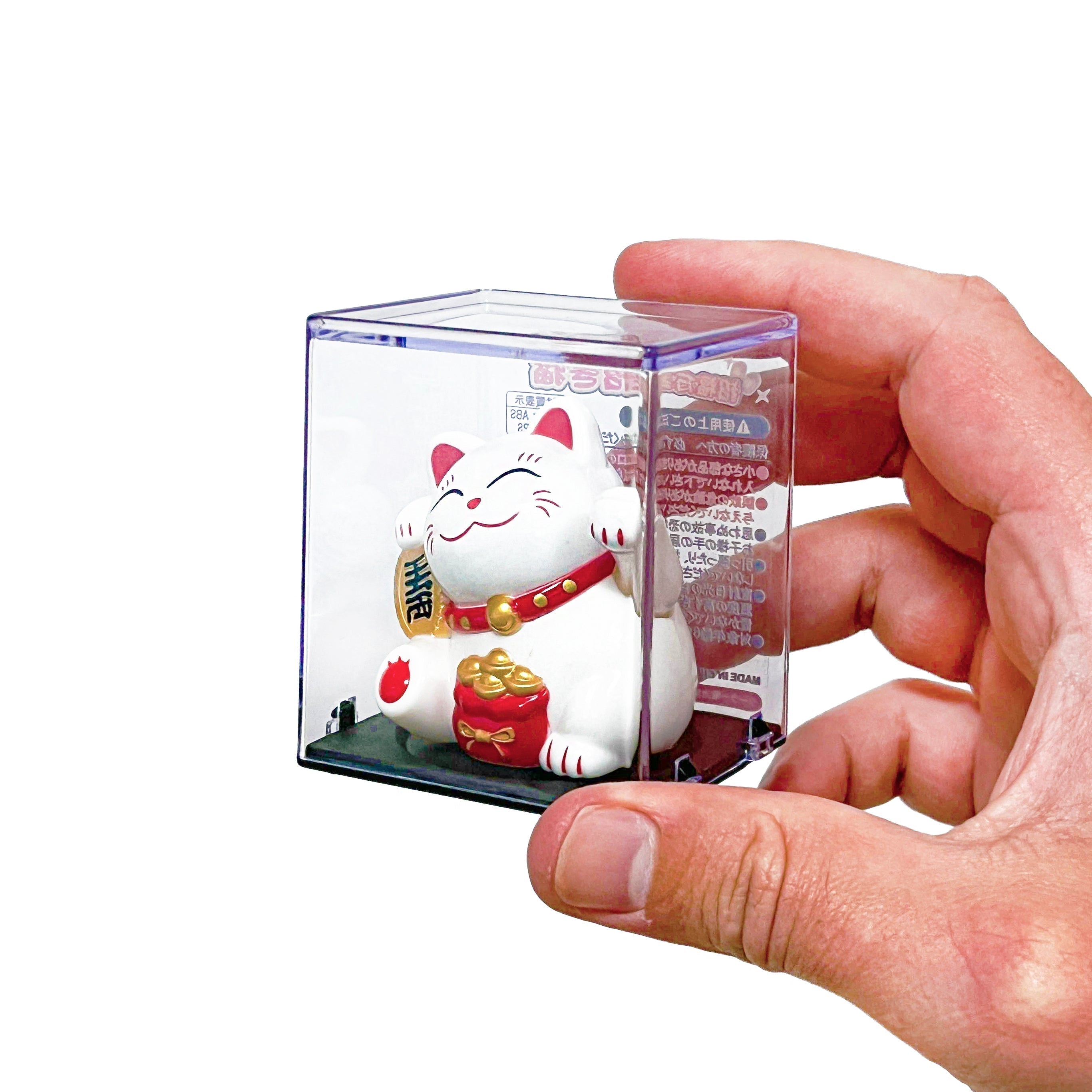 Solar Articulated Maneki Neko Cat - Fortune