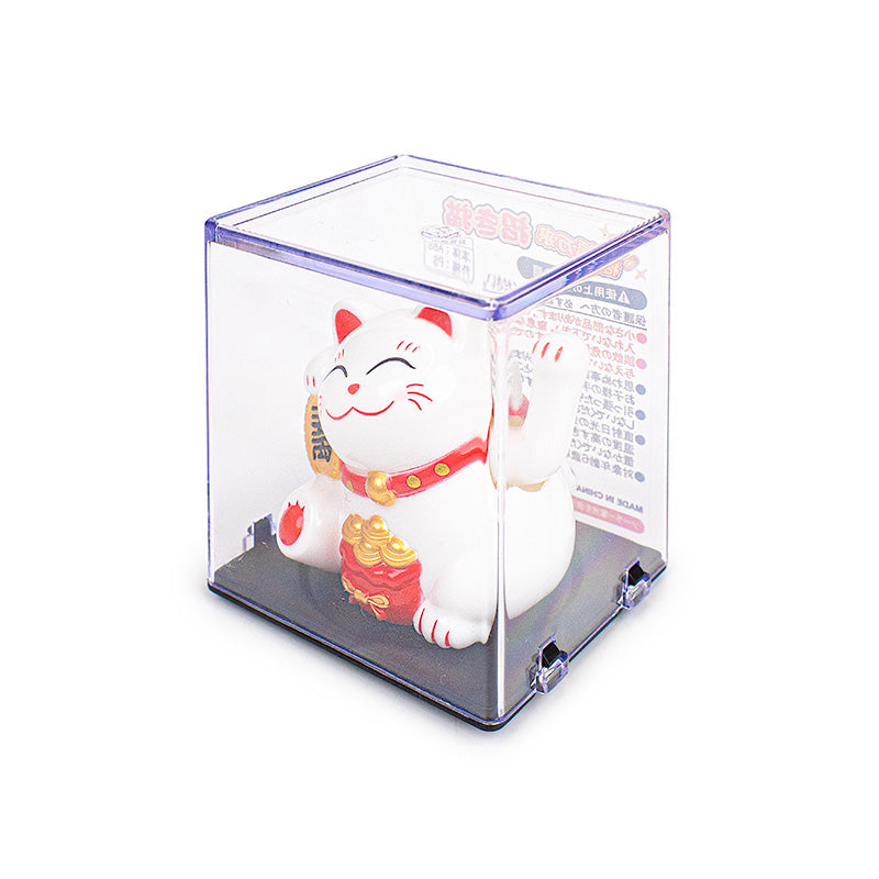 Solar Articulated Maneki Neko Cat - Fortune