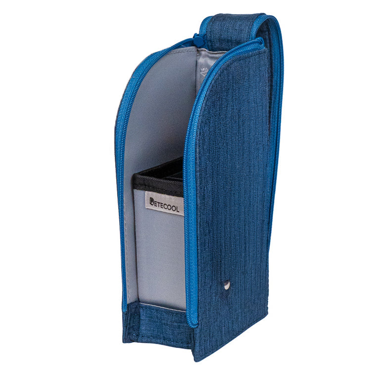Standing Pencil Case - Navy Blue