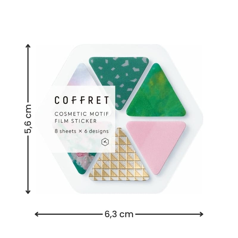 Triangle Cosmetic Stickers Set