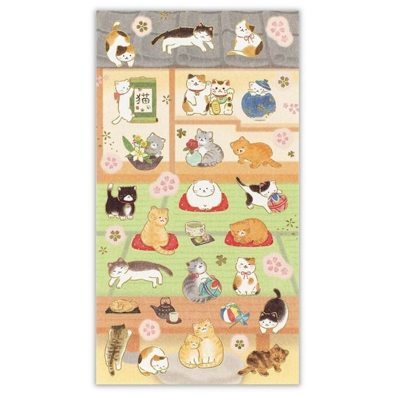 Japanese Stickers for Cat Lovers