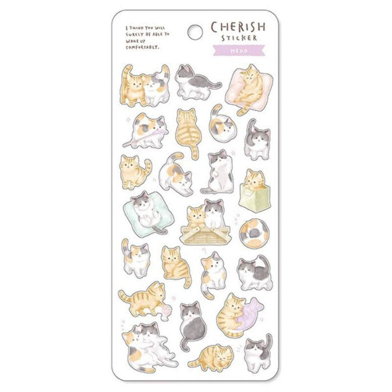 Japanese stickers Kawaii Neko