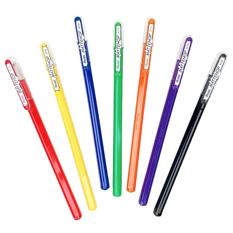 Pentel Mattehop Original Color Pens Set