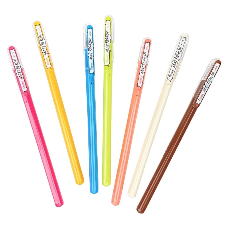 Pentel Mattehop Original + Sweet Color Pens Set