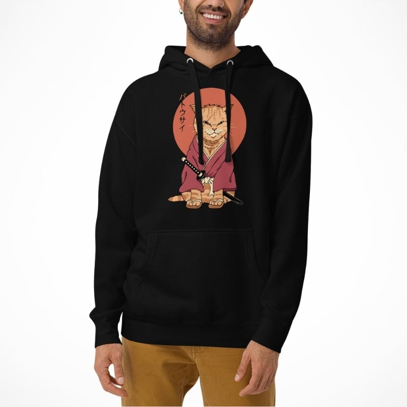 Japanese sweatshirt Neko Battôsaï