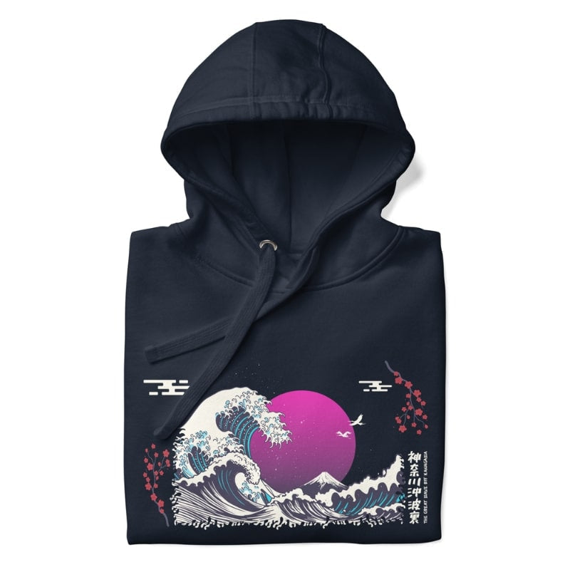 Purple Wave Japanese sweatshirt