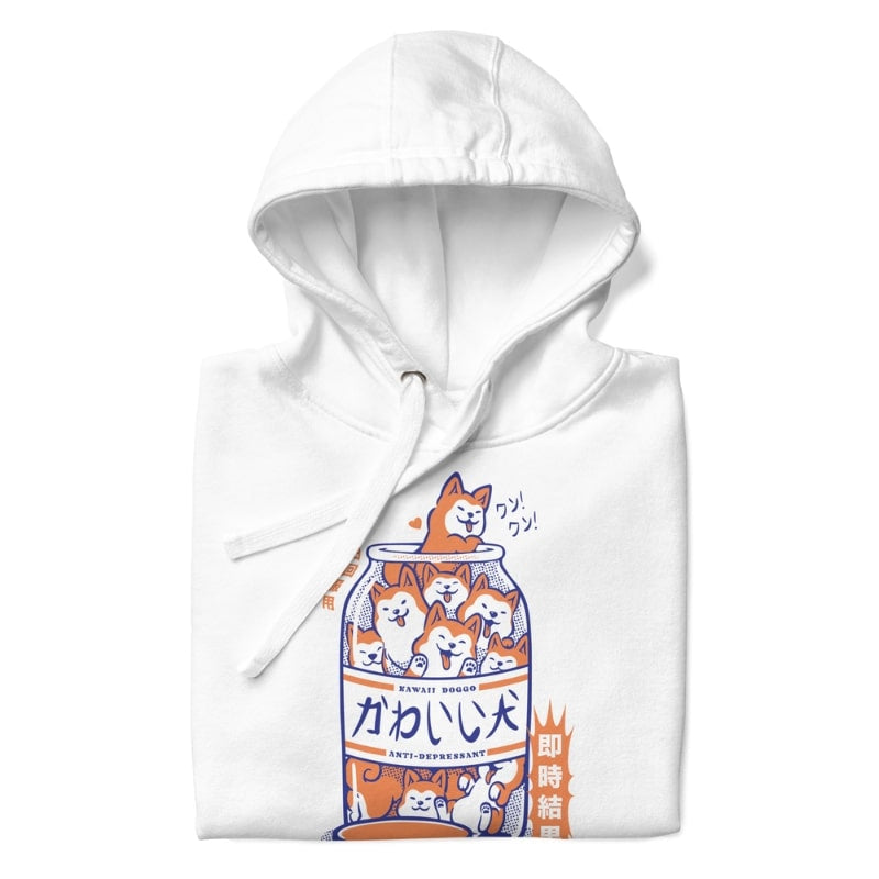 Japanese Hoodie - Shiba Anti-Depression | Japan Avenue