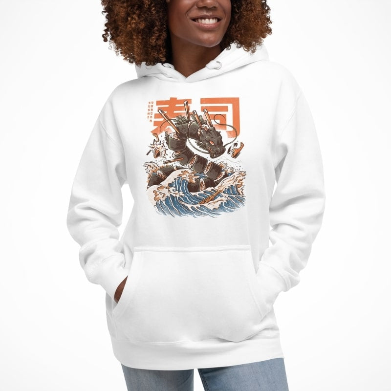 Japanese sweatshirt Sushi Dragon