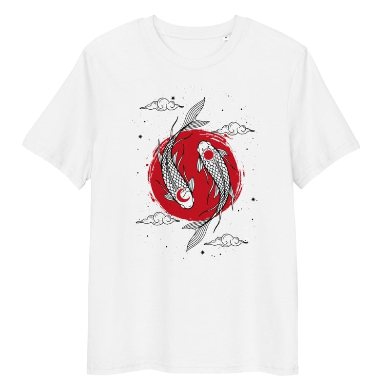 Japanese Duo Koi Carp T-shirt - S