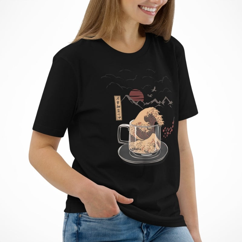 Japanese T-shirt Kanagawa Coffee