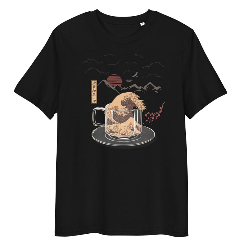 Kanagawa Coffee Japanese T-shirt - S