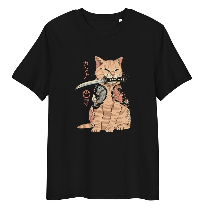 Japanese Neko Yakuza T-shirt - S