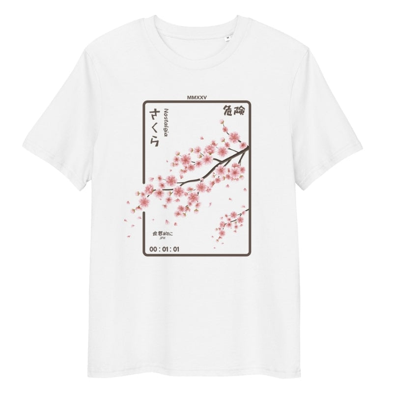 Nostalgia Japanese T-shirt - S / White