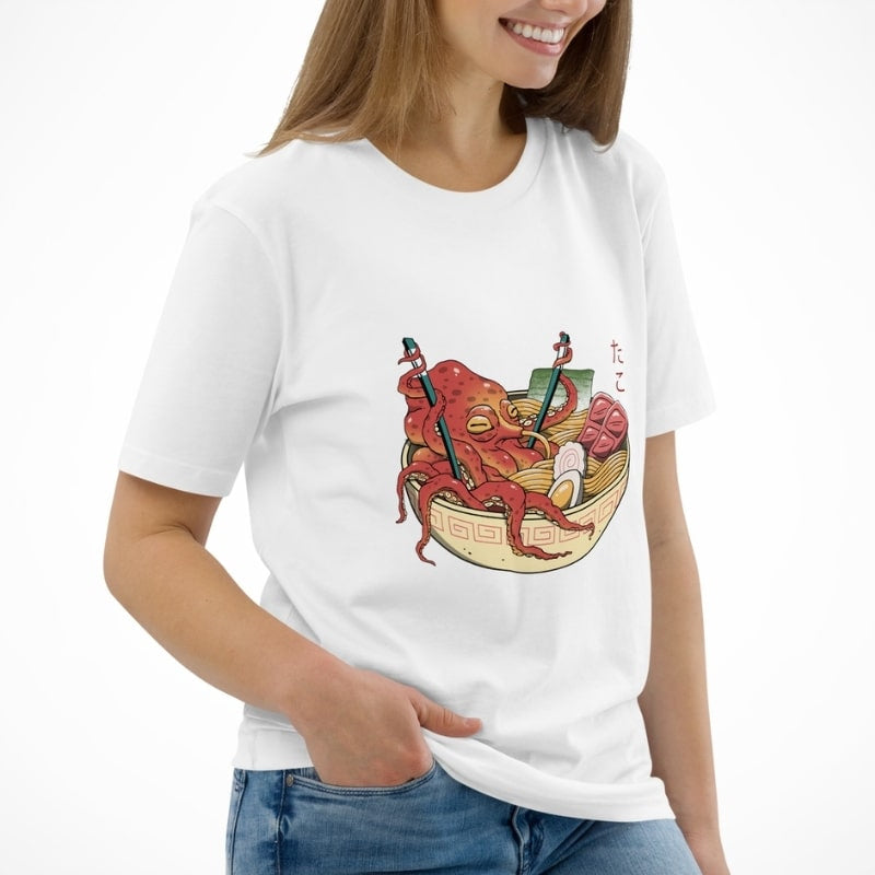 Japanese Octopus Ramen T-shirt