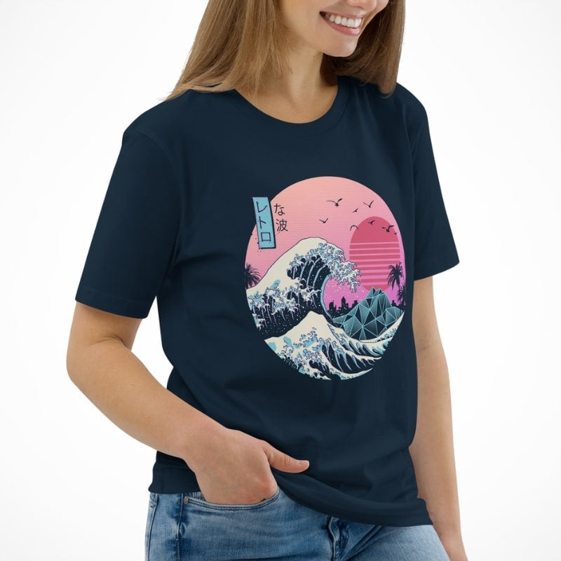 Japanese Retro Kanagawa T-shirt