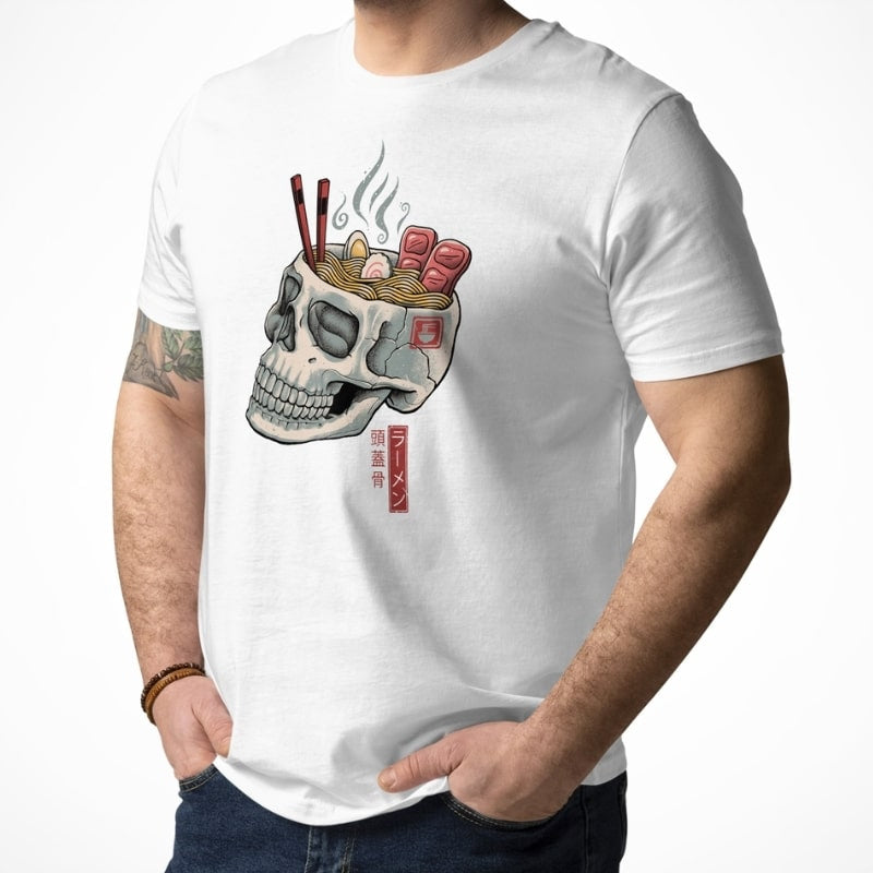 Japanese Skull Ramen T-shirt