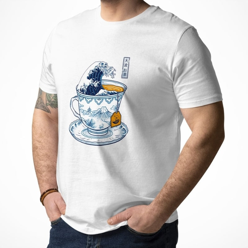 The Great Tea of Kanagawa Japanese T-shirt