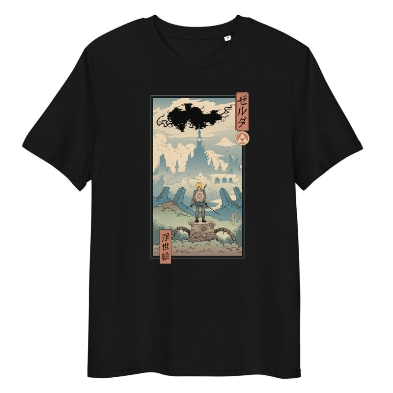 Japanese Ukiyo-e Legend T-shirt - S / Black