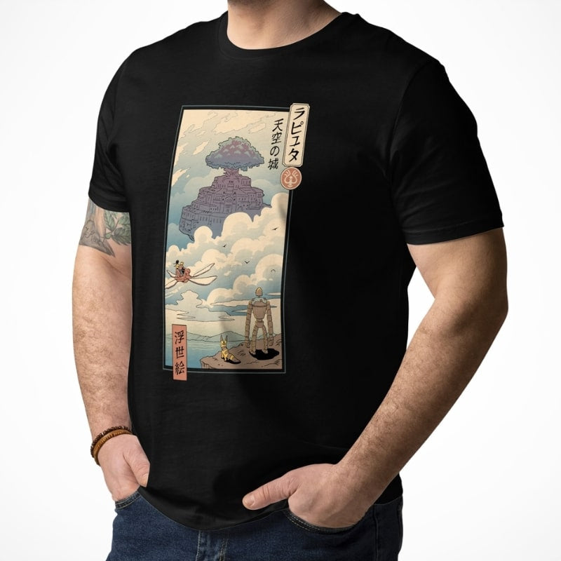 Japanese Ukiyo-e Laputa T-shirt