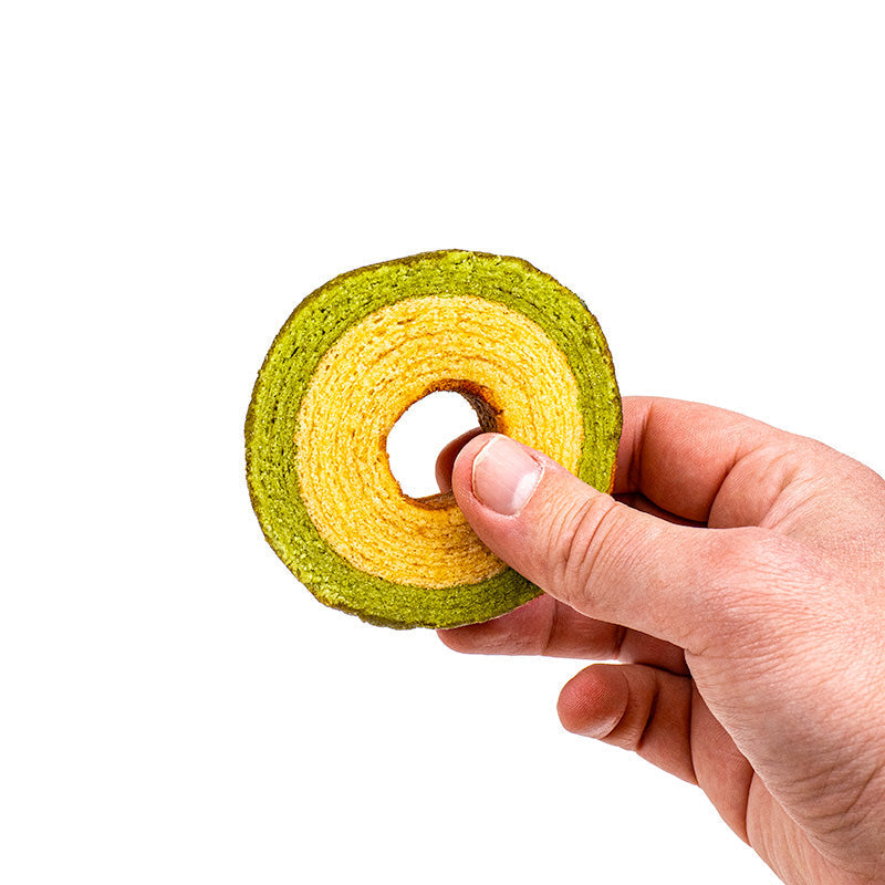 Taiyo Baumkuchen Cake - Milk & Matcha