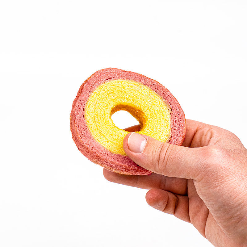 Taiyo Baumkuchen Cake - Milk & Strawberry