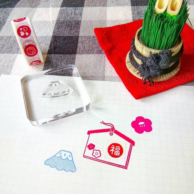 Japanese Fuku Transparent Stamps