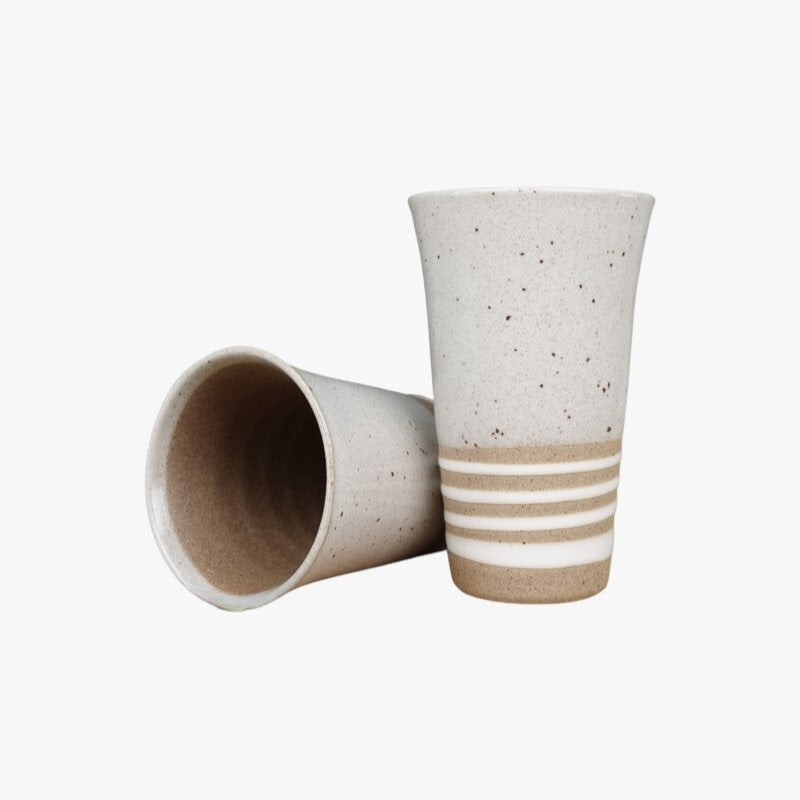 Clay Tea Cup - White