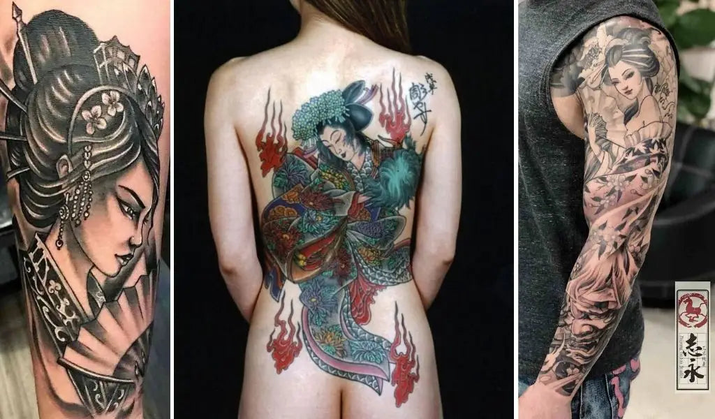 japanese geisha tattoo