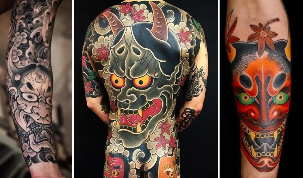 hannya mask tattoo