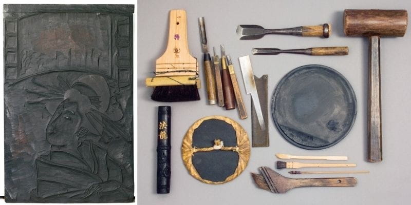 woodblock technique japanese printmaking