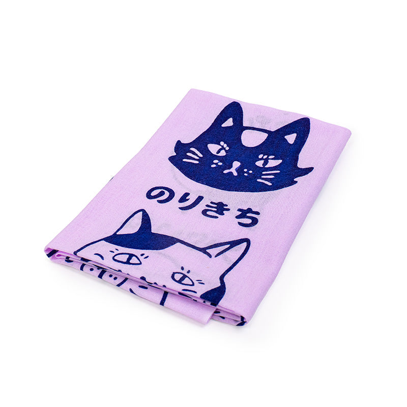 Tenugui - Cat Print