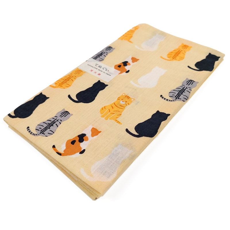 Tenugui Cloth - Cat