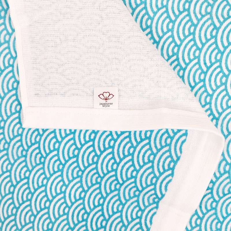 Tenugui Japanese Cotton Gauze Seigaiha