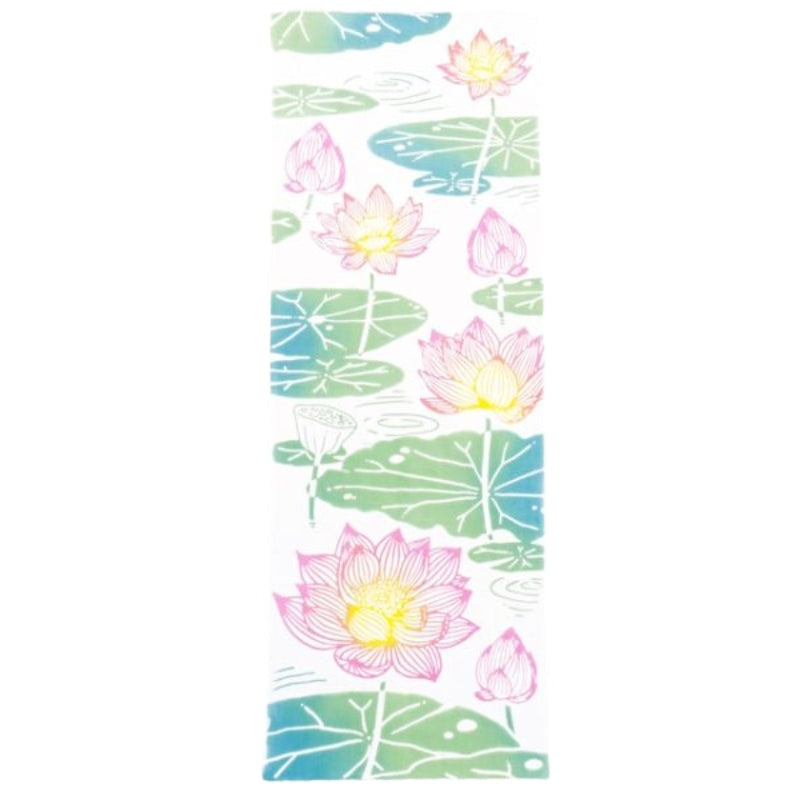 Tenugui Towel Lotus