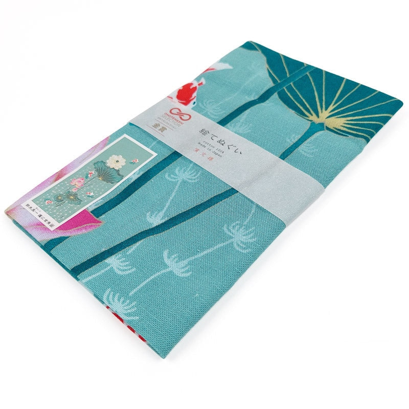 Tenugui Towel - Sacred Lotus