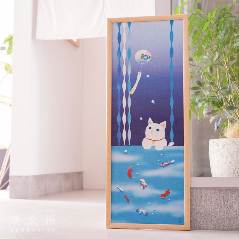Tenugui Towel - Summer Cat