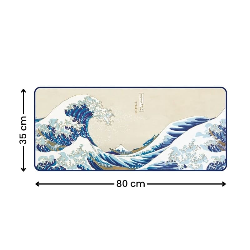 The Great Wave off Kanagawa Desk Mat